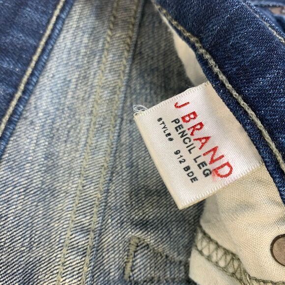 J Brand Women's Pencil Leg Skinny Jeans Style 912 BDE Blue Size 25 - Picture 3 of 8